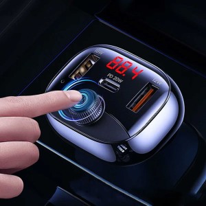 پخش کننده FM خودرو و شارژر فندکی بیوا مدل BM01